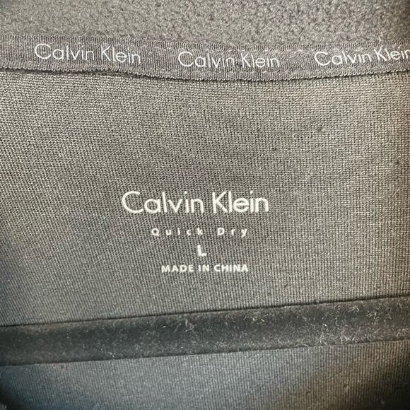 Calvin Klein Quick Dry Cowl Neck Zip Up Fleece Sz Large - Picture 5 of 15